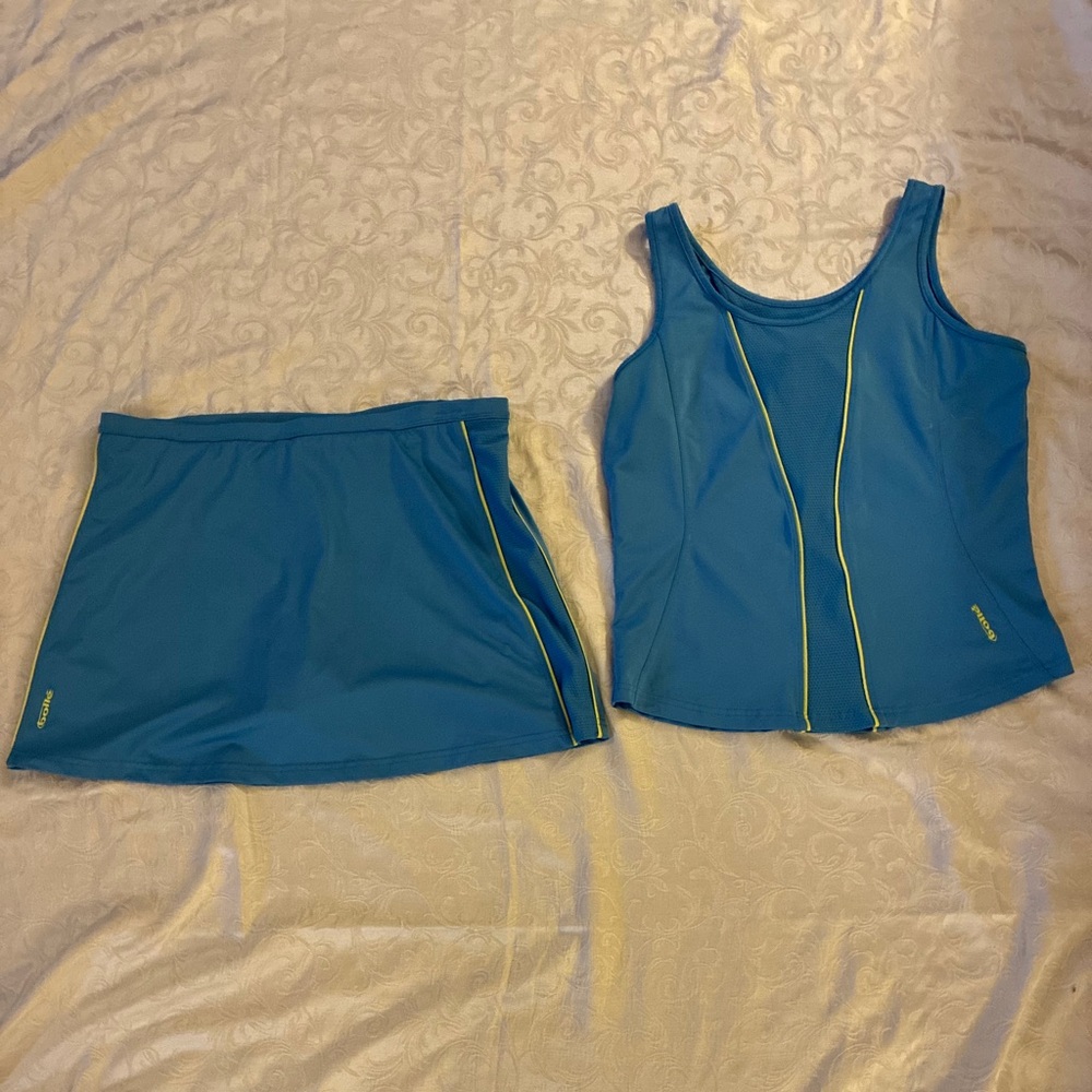 Bolle Women’s Matching Tennis Set in Blue and Yellow